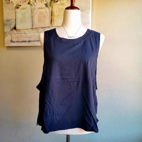 SO Tops - SO | Junior's Muscle Tank in Black Luxe sz 2X